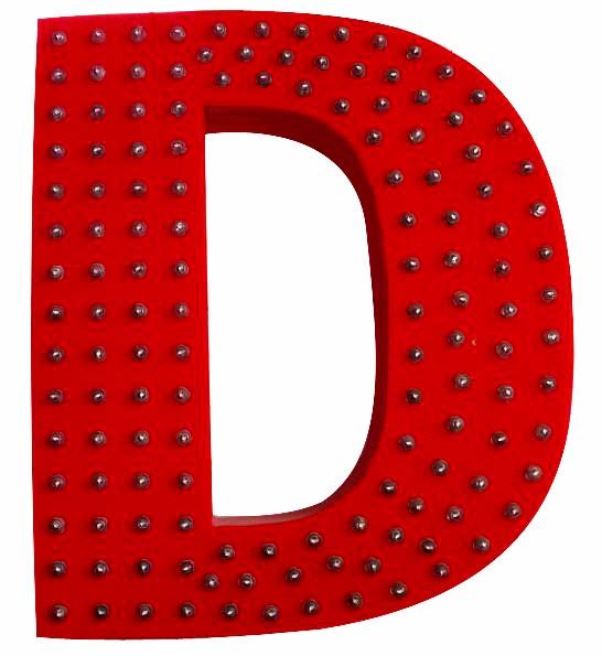 LED外漏燈珠字